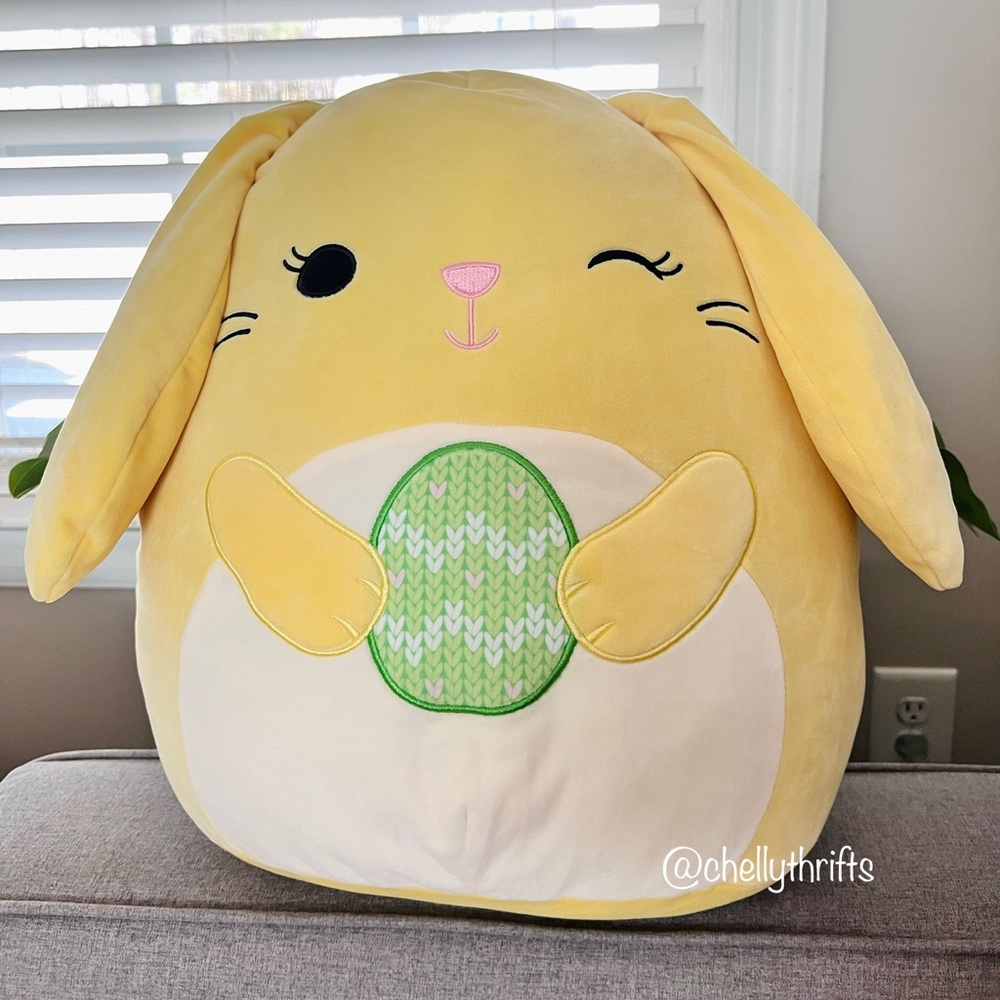 Squishmallow Goldine the Yellow Bunny